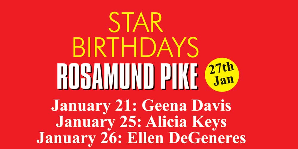 Celebrity Birthday Today: Rosamund Pike, Alicia Keys and more