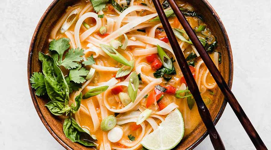 Red Thai Curry Noodle Soup Recipe