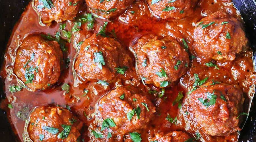 Beef Meatballs in Tomato Sauce Recipe