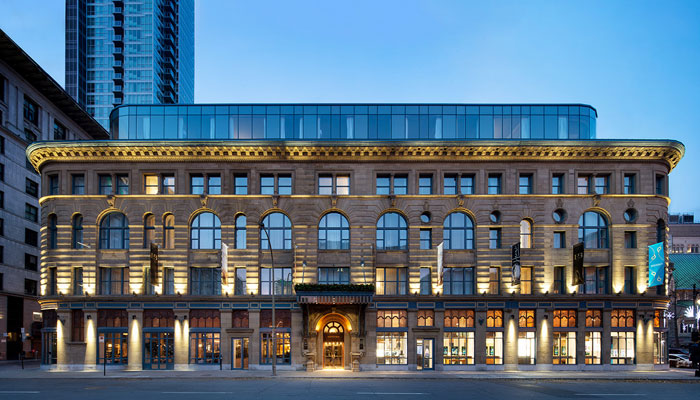 Inside the luxurious Hotel Birks Montreal in Canada