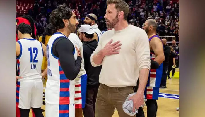 Ranveer Singh, Ben Affleck share deep conversation at NBA, shots go viral