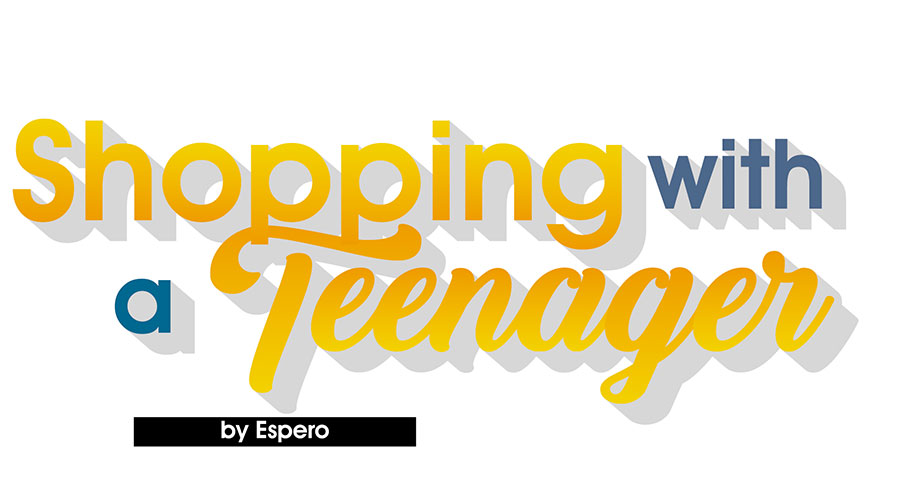 A tale of an exciting journey: Shopping with a teenager