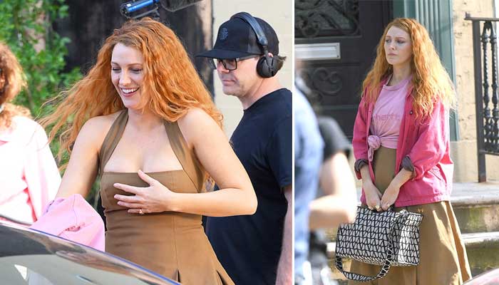 Blake Lively channels redheaded Lily Bloom look on ‘It Ends With Us’ set