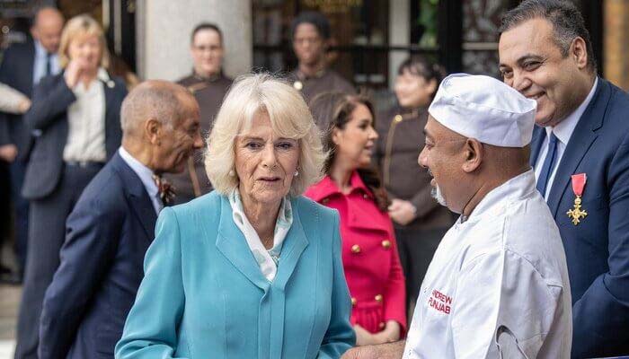 King Charles and Queen Camilla grab food at Covent Garden