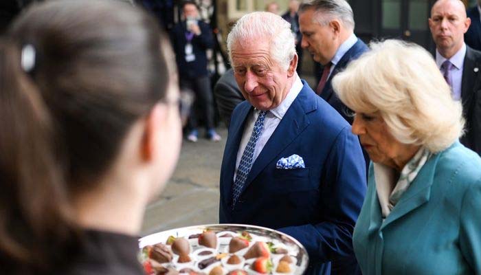 King Charles and Queen Camilla grab food at Covent Garden