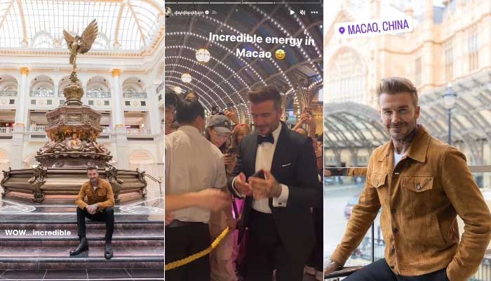 David Beckham promotes The Londoner Macau resort, shares glimpses from lavish trip