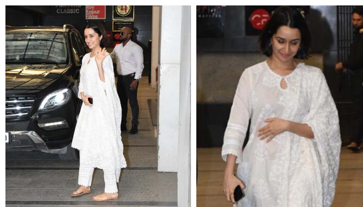 Shraddha Kapoor channels her desi girl in a classy white ethnic label