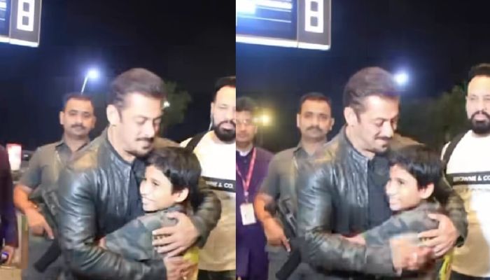 Salman Khan fulfills young fans wish at airport, leaves the internet in awe