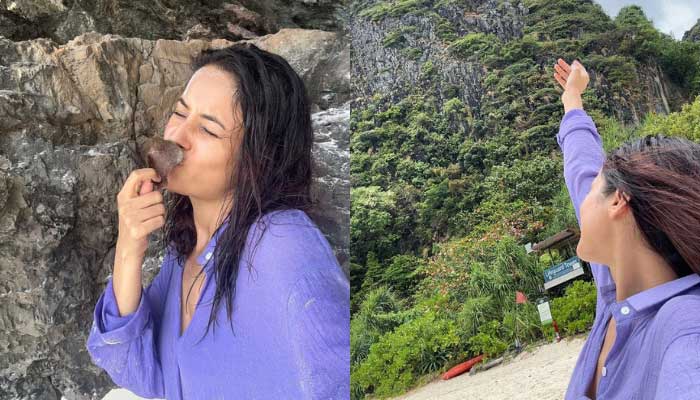 Shehnaaz Gill treats fans with her perfect beach photos
